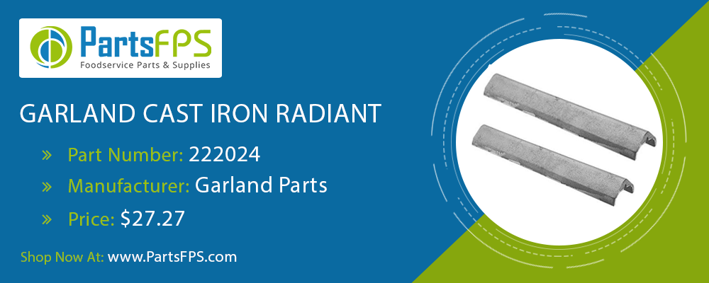Garland 222024 Iron Cat Radiant- Garland Range Parts- PartsFPS