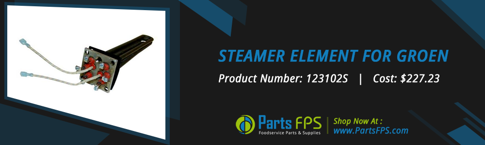 GROEN 123102S STEAMER ELEMENT