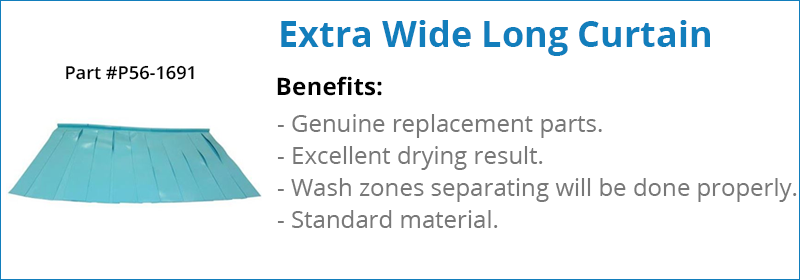 Extra Wide Long Curtain for Stero Part P56-1691