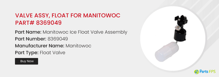 manitowoc ice float valve assembly
