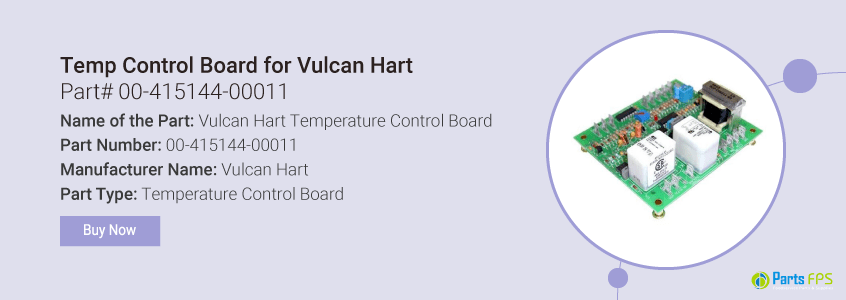 vulcan hart temperature control board