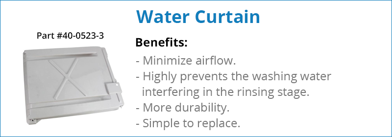 Water Curtain For Manitowoc Part 40-0523-3