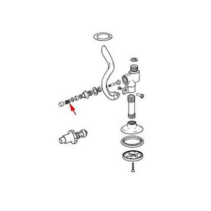 Picture of  Spring,push Button (t&s) for T&s Part# 000895-45