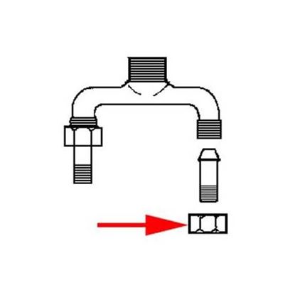 Nut,tailpiece for T&s Part# 000958-20