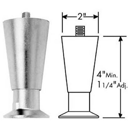 Picture of Leg,flanged for CHG (Component Hardware Group) Part# A70-2020