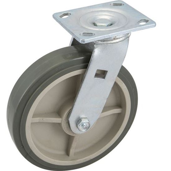Picture of Caster,plate (8", Gry) for CHG (Component Hardware Group) Part# C31-2080
