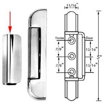 Picture of Cover, Hinge (kason 212) for Kason Part# 90212003610015F