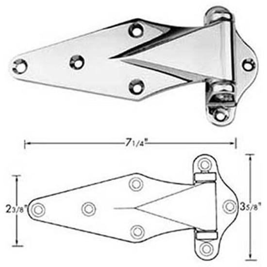 Picture of Hinge for Kason Part# 1071-000040