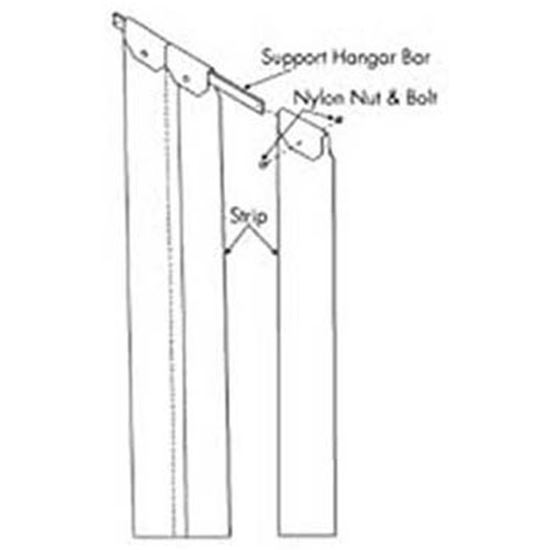 Picture of Curtain,strip for Kason Part# 401SC6064684