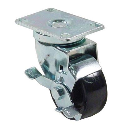 Picture of  Caster W/brk Plate 3" for CHG (Component Hardware Group) Part# CMP1-3BBB