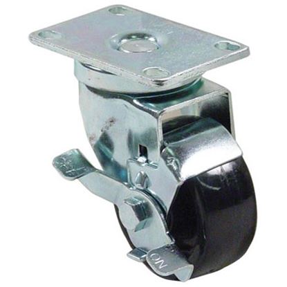 Picture of Caster W/brk Plate 3" for CHG (Component Hardware Group) Part# CMP1-3BBB