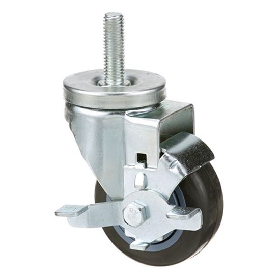 Picture of Caster W/brake 3x1/2 for CHG (Component Hardware Group) Part# CMT1-3BBB