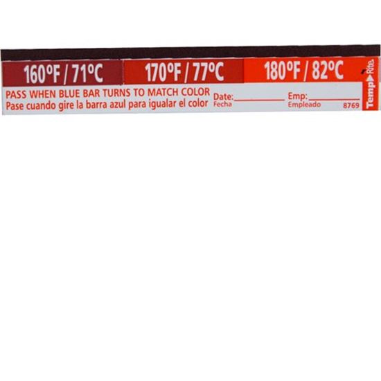 Picture of Label,temperature for Taylor Thermometer Part# 8769