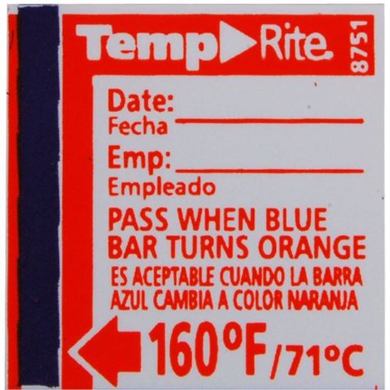 Picture of Label,temperature(160f) for Taylor Thermometer Part# 8751