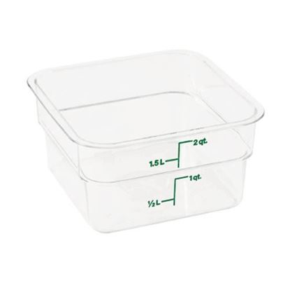 Picture of Container Clear 2qt for Cambro Part# 2SFSCW
