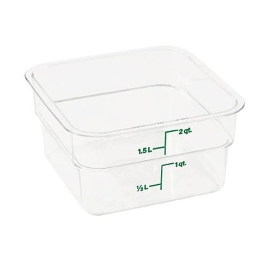 Picture of  Container Clear 2qt for Cambro Part# 2SFSCW