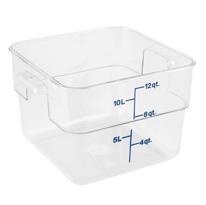 Picture of  Container Clear 12qt for Cambro Part# 12SFSCW