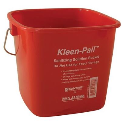 Picture of  Pail Red 3qt