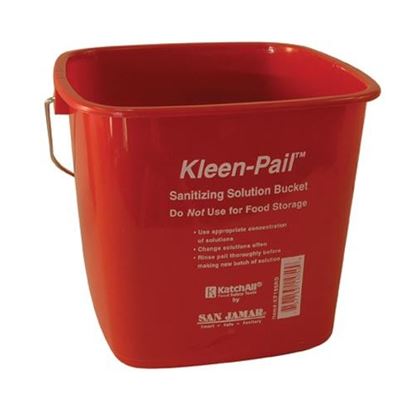 Picture of  Pail Red 6qt