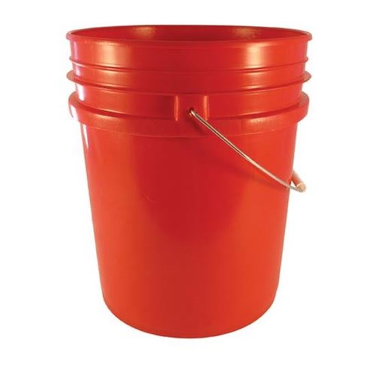 Picture of  Pail 5 Gal Food Red