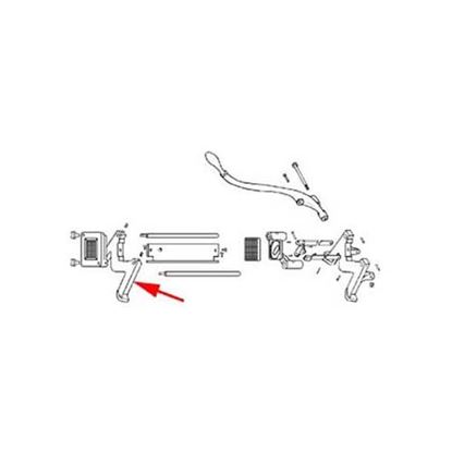 Picture of Leg,front (model 29) for Vollrath/Idea-medalie Part# 45609