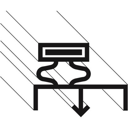 Picture of  Gasket,drawer for Continental Refrigeration Part# 2-712