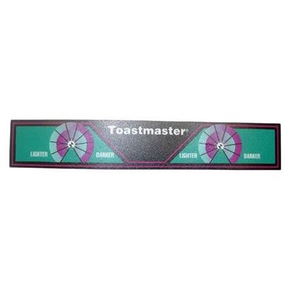 Picture of  Nameplate for Toastmaster Part# 2M-39414