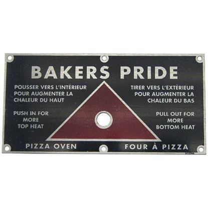 Picture of Plate for Bakers Pride Part# U1224A
