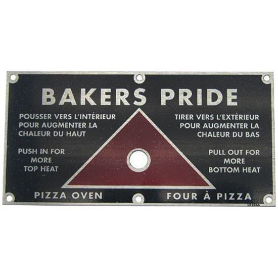 Picture of Plate for Bakers Pride Part# U1224A