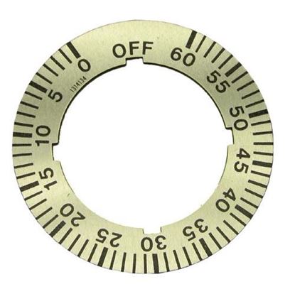 Picture of  Dial Insert 0-60 Min. for Garland Part# 1314134