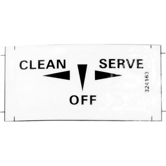 Picture of  Decal - Clean/off/on for Stoelting Part# 324163