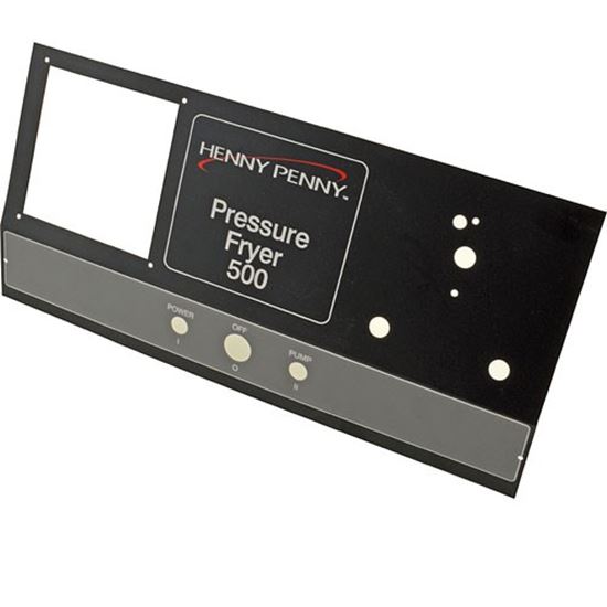 Picture of Hp Control Panel Decal for Henny Penny Part# 64427