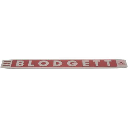 Picture of Name Plate for Blodgett Part# 11255