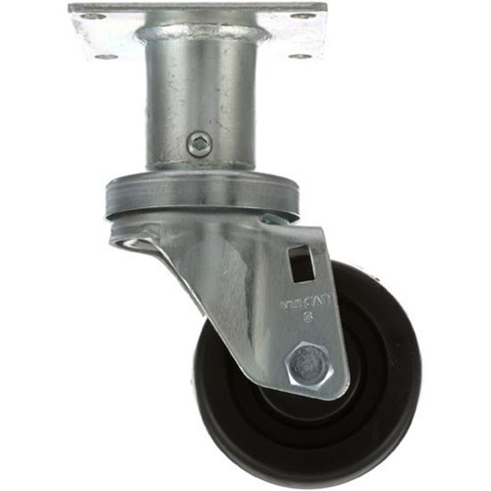 Picture of Plate Caster No Brake for CHG (Component Hardware Group) Part# C47-0306-C