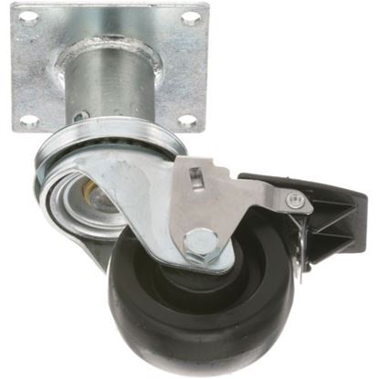 Picture of Plate Caster With Brake for CHG (Component Hardware Group) Part# C47-0316-C
