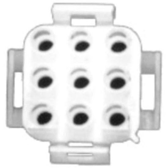 Picture of Connector - 9 Pin Male for Frymaster Part# 8070155
