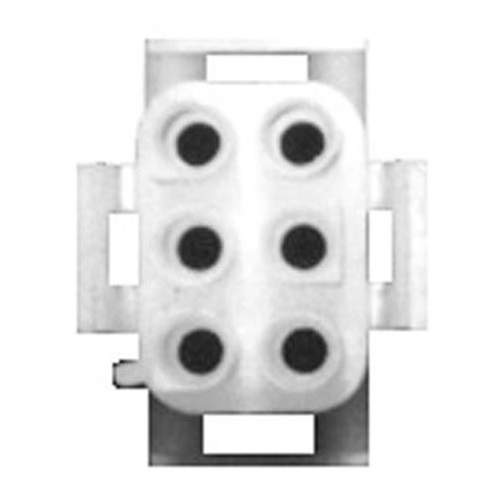 Picture of  Connector - 6 Pin Male for Frymaster Part# 8070157