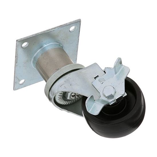 Picture of Caster Plate-3" W/brake for Pitco Part# PP10809