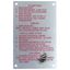 Picture of Instruction Plate for Blodgett Part# 20326