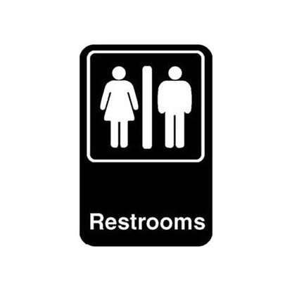 Picture of  Sign,restrooms for Vollrath/Idea-medalie Part# 5617