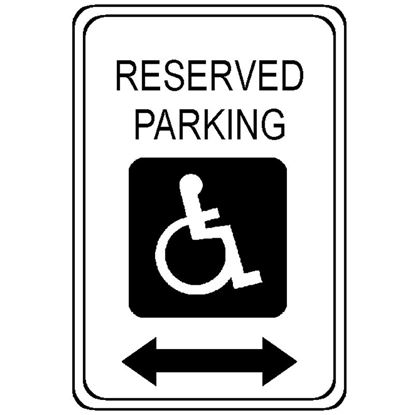 Picture of  Sign,reserved Parking,w/