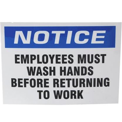 Picture of Label,must Wash Hands