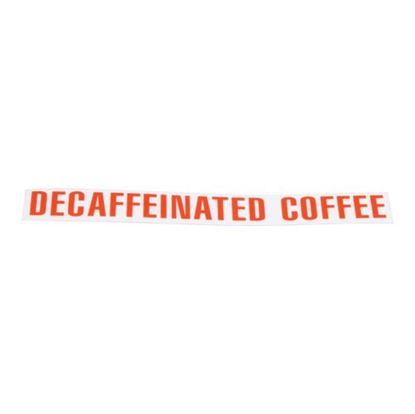 Picture of  Decal - Decaffeinated for Bunn Part# 00879.0000