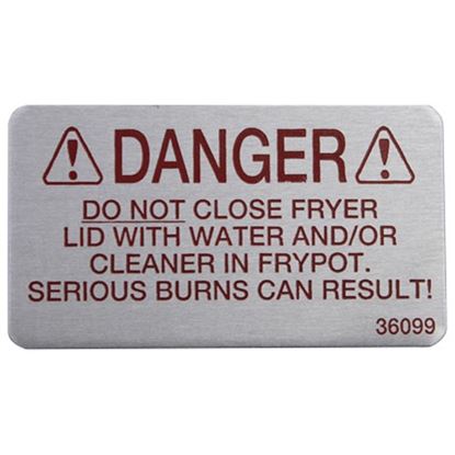 Picture of Label - Danger for Henny Penny Part# 36099