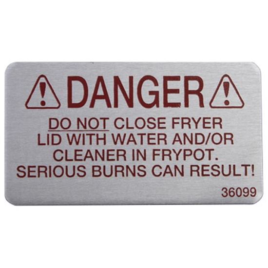 Picture of Label - Danger for Henny Penny Part# 36099