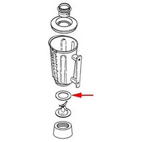 Picture of Gasket for Hamilton Beach Part# 31099110000