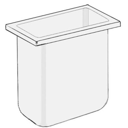 Picture of  Jar, Poly - 7" Shallow for Taylor Freezer Part# 036573
