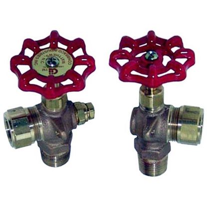 Picture of Water Gauge Valve Set for Vulcan Hart Part# 840516