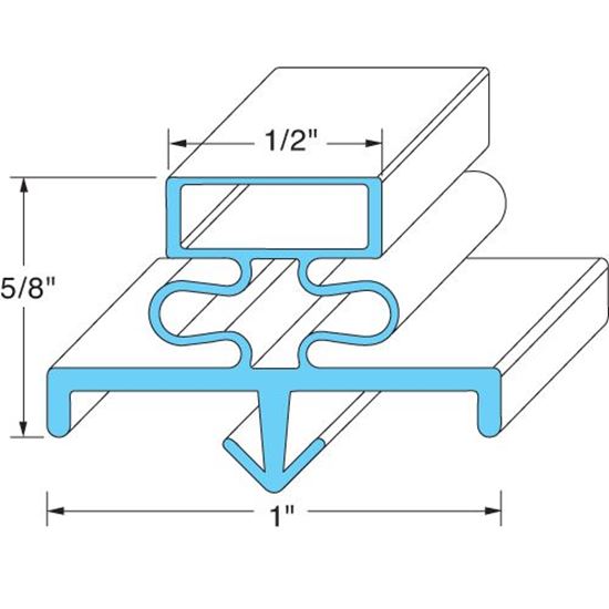 Picture of  Door Gasket for Glenco Part# 2GAD0691-022