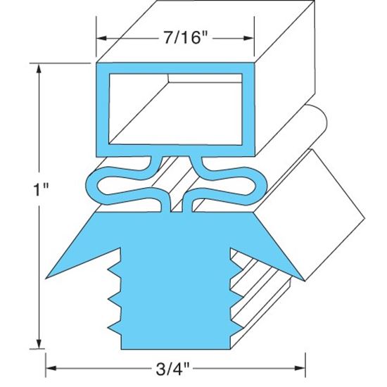 Picture of Door Gasket for Traulsen Part# SER-27565-00